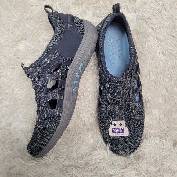 Sketchers blue size 10 sneakers NWT - Picture 8 of 10